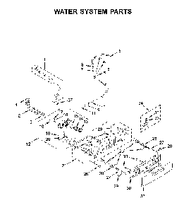 Water system parts Diagram and Parts List for 7MWFW5622HW2  Whirlpool Washer