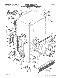 CABINET Diagram and Parts List for KBRS22KWAL03  KitchenAid Refrigerator