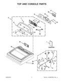 Part Location Diagram of W10514185 Whirlpool INSTALLATION INSTRUCTIONS