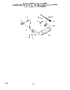 Upper Oven Burner Diagram and Parts List for 1873*1A  Roper Wall Oven