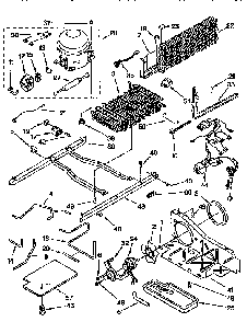 Unit Diagram and Parts List for ET22DQLB00  Whirlpool Refrigerator