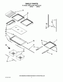 SHELF PARTS Diagram and Parts List for GI5FVAXVL02  Whirlpool Refrigerator