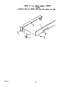 Backguard Diagram and Parts List for F4007W0  Roper Range