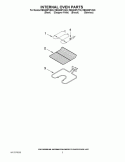 INTERNAL OVEN PARTS Diagram and Parts List for RBS305PVS03  Whirlpool Wall Oven