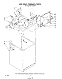 TOP AND CABINET, LITERATURE AND OPTIONAL Diagram and Parts List for LA7700XSW0  Whirlpool Washer