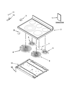 Part Location Diagram of W10841336 Whirlpool Use and care guide