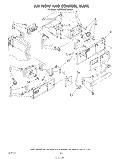 AIR FLOW AND CONTROL Diagram and Parts List for KSRF26DTPL00  KitchenAid Refrigerator