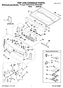 Part Location Diagram of 8563818 Whirlpool Tech Sheet
