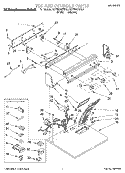 TOP AND CONSOLE, LIT/OPTIONAL Diagram and Parts List for KGYE670BWH3  KitchenAid Dryer
