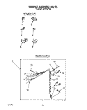 WIRING HARNESS Diagram and Parts List for LA5550XPW8  Whirlpool Washer