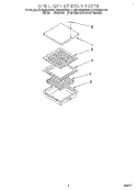 SECTION Diagram and Parts List for KECG260SAL7  KitchenAid Cooktop