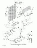 UNIT PARTS Diagram and Parts List for IT8WSKXWW01  Whirlpool Refrigerator