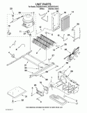 UNIT PARTS Diagram and Parts List for 6GD25DCXHS12  Whirlpool Refrigerator