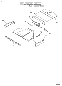 TOP VENTING, OPTIONAL Diagram and Parts List for RBS245PDQ2  Whirlpool Wall Oven