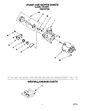 PUMP AND MOTOR, MISCELLANEOUS Diagram and Parts List for TUD7005Y0  Whirlpool Dishwasher