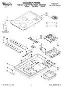 Part Location Diagram of 8286577 Whirlpool Wall, Inside (Heat Shield)