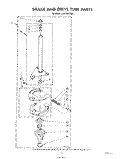 BRAKE AND DRIVE TUBE Diagram and Parts List for LA5700XTG0  Whirlpool Washer