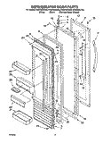 Part Location Diagram of 2004549 Whirlpool SPACER