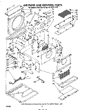 SECTION Diagram and Parts List for ACE094XM0  Whirlpool Air Conditioner