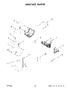 Venting Parts Diagram and Parts List for KFGC506JMB05  KitchenAid Range