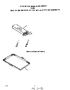 Wire Harness Diagram and Parts List for F4458*0  Roper Range