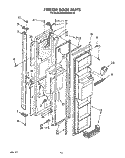 Part Location Diagram of 1125980 Whirlpool TRIM-DISPR