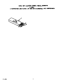 Wire Harness Diagram and Parts List for 2336*0A  Roper Range