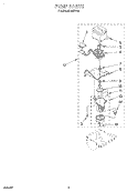 PUMP Diagram and Parts List for ACS501  Whirlpool Ice Maker