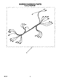 WIRING HARNESS Diagram and Parts List for RB220PXYB0  Whirlpool Wall Oven