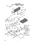 UNIT Diagram and Parts List for RT20AKXZW00  Roper Refrigerator