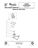 MOTOR AND DRIVE Diagram and Parts List for TF4500XRP0  Whirlpool Trash Compactor