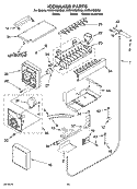 ICEMAKER PARTS Diagram and Parts List for KSSS42QMB02  KitchenAid Refrigerator