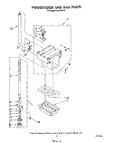 POWERSCREW AND RAM Diagram and Parts List for TF8600XTP0  Whirlpool Trash Compactor