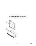 LIT/OPTIONAL WALL CAP ACCESSORIES Diagram and Parts List for KGCM860TBC0  KitchenAid Cooktop