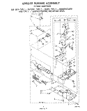 688639 BURNER Diagram and Parts List for LG9801XMW0  Whirlpool Dryer