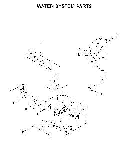 Water system parts Diagram and Parts List for WFW560CHW2  Whirlpool Washer