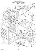 LINER Diagram and Parts List for ET18NKXFN04  Whirlpool Refrigerator