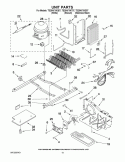 UNIT PARTS Diagram and Parts List for TS25AFXKS07  Estate Refrigerator