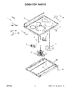 Part Location Diagram of W11489748 Whirlpool Quick Start Guide