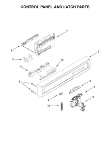 Part Location Diagram of W10906423 Whirlpool CNTRL-ELEC