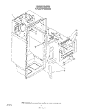 LINER Diagram and Parts List for RT18BMXVW01  Roper Refrigerator