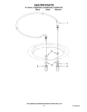 HEATER PARTS Diagram and Parts List for KUDS35FXSS5  KitchenAid Dishwasher