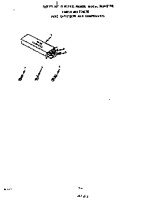 Wire Harness And Components Diagram and Parts List for F7608*0  Roper Range
