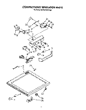 COMPARTMENT SEPARATOR Diagram and Parts List for KBRS22KWAL00  KitchenAid Refrigerator