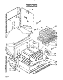 OVEN, LIT/OPTIONAL Diagram and Parts List for RS610PXYH0  Whirlpool Range