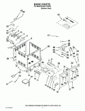 BASE PARTS Diagram and Parts List for KFRU271VSS00  KitchenAid Grill