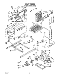 UNIT Diagram and Parts List for ED20PKXWG00  Whirlpool Refrigerator