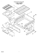 BROILER Diagram and Parts List for SF315PEEQ0  Whirlpool Range