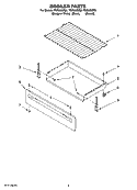 BROILER PARTS, OPTIONAL PARTS (NOT INCLUDED) Diagram and Parts List for TGS325MT5  Estate Range