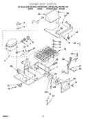 UPPER NIT Diagram and Parts List for KSSC48FJS00  KitchenAid Refrigerator